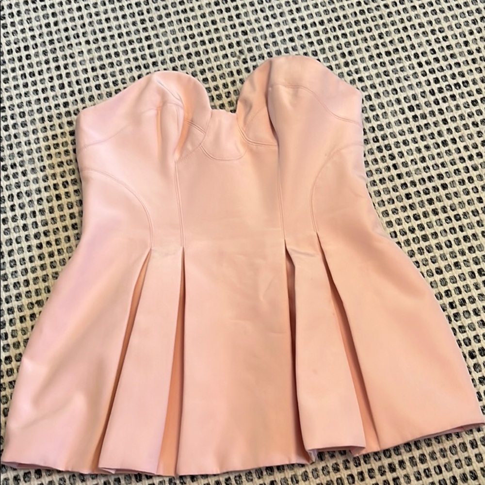 KEEPSAKE Pink Bustier Top Medium